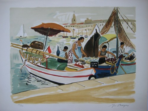 Brayer yves lithographie - brayer,