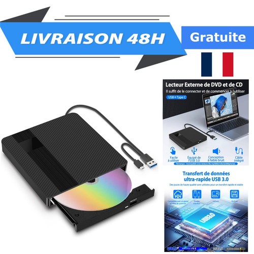 Lecteur dvd externe - cd,
