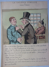 La Galerie Comique de Gustave Frison : " Le Médecin et l'Idiot " fin XIXe