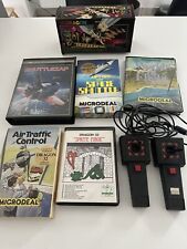 Lot 5 Jeux Et Joystick Boîte Dragon 32 Cassette Vintage Tbe Informatique Rare
