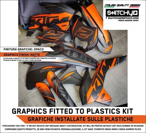 Plastique graphiques ktm - +,