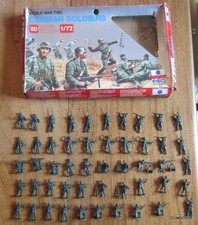 1/72 ~ ESCI 201 - GERMAN SOLDIERS  - BOITE DE 50 SOLDATS ALLEMANDS WW2