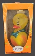 Jouet ancien culbuto Caneton 801 Poussah Musical Educo Les Jouets Lardy 1960