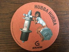 Sous bock de bière  vintage SRAM (accesoires vélos) Hubba Hubba