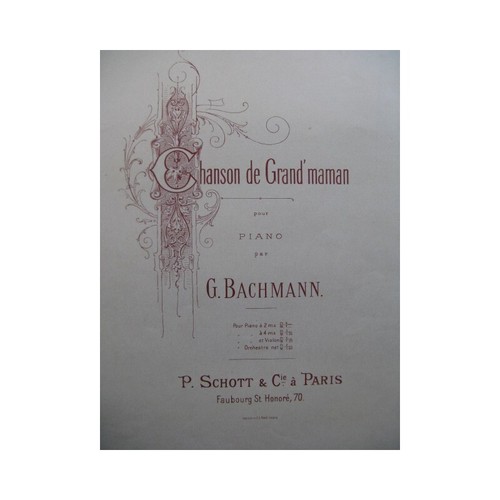 Bachmann georges chanson - georges,