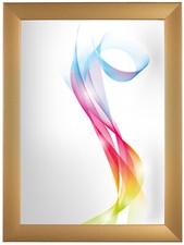 FRAMO Cadre photo Bois Or uni