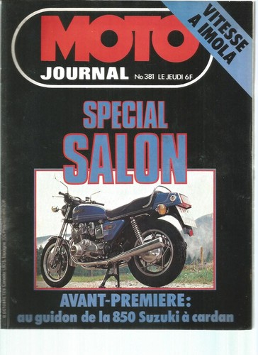 Moto journal 381 - suz, gs