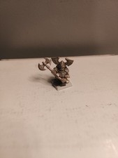 Warhammer Dwarf Nain Games Workshop Oop. Métal Champion Nain Année 2000