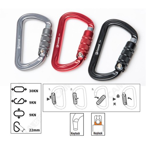 30kn mousqueton aluminium - en,