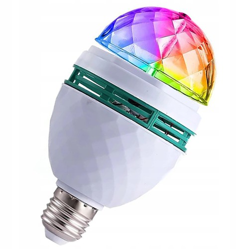 Ampoule disco rotative e27 rgb - disco,