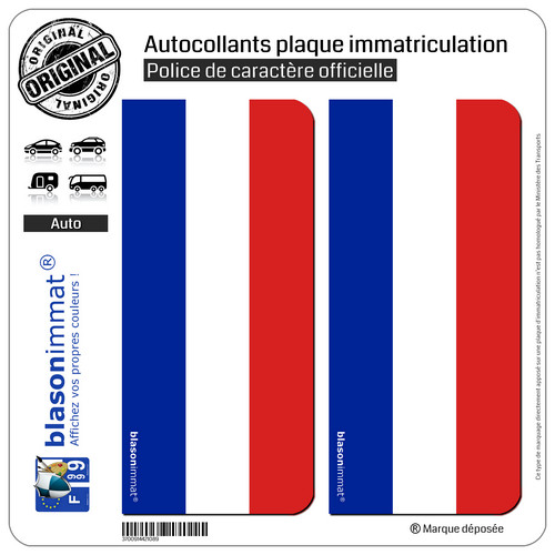 Stickers autocollant plaque - 2,