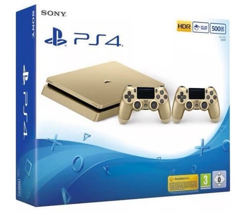 Playstation slim gold 500go - gold,
