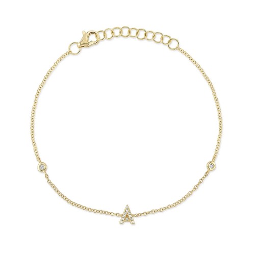 14k solide jaune diamant - 14k,