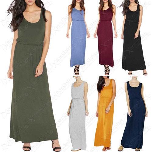 Robes maxi jersey femme - en,