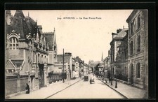 CPA Amiens, La Rue Porte Paris