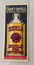 le cadet shell huile moteur Pub carton bidon huile shell