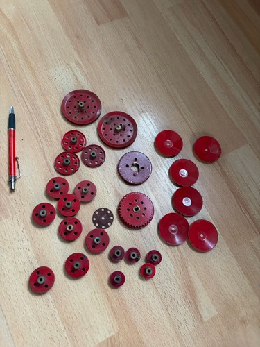 Meccano ancien lot roues - lot,