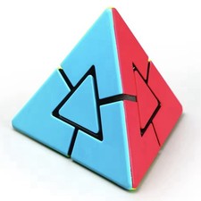 Pyraminx Puzzle Cube – Pyramid Shape Brain Teaser Educational Toy