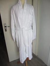 PEIGNOIR BLANCAUX ABEILLES DOREES BRODEES GÜERLÄÏN 100% COTON TAILLE UNIQUE NEUF