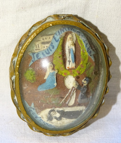 Ancien reliquaire platre - reliquaire,