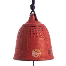 Furin japonaise rouge Iwachu carillon japonais musical fonte