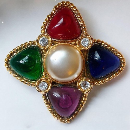 Broche vintage chanel 3 - broche, 2