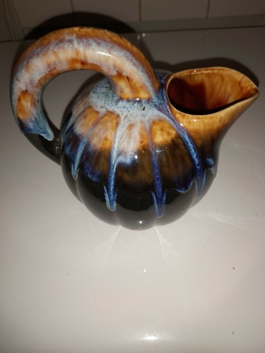 Pichet citrouille grès - citrouille,