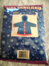 BLUE AND PINK  RAIN SLICKER NEW M/L FOR AGES 3-4