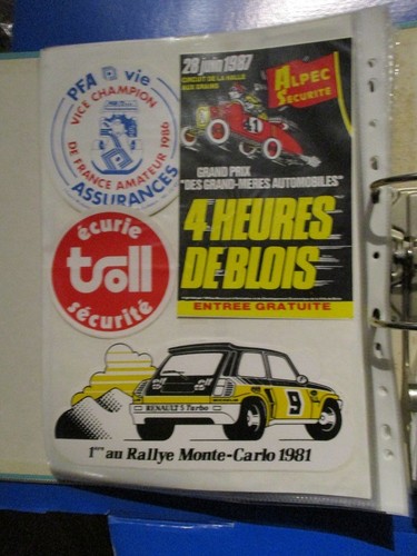 Lot autocollants sport auto - autocollants,