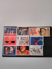 Timbres oblitérés - thème Noël anglais pour collectionneur débutant