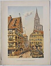 Gravure Strasbourg, Place du
