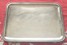  ERCUIS PLATEAU DE SERVICE MÉTAL ARGENTÉ 40X 32