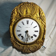 19th century Comtoise Morbier clock movement "Bois fils"