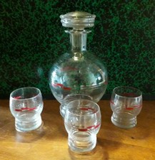 ANCIENNE CARAFE BOULE BOUCHON