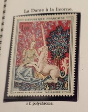 3 SUPERBES TIMBRES FRANCE N° 1425- 1433-1434**. TABLEAU/ LICORNE+ TP.CROIX-ROUGE