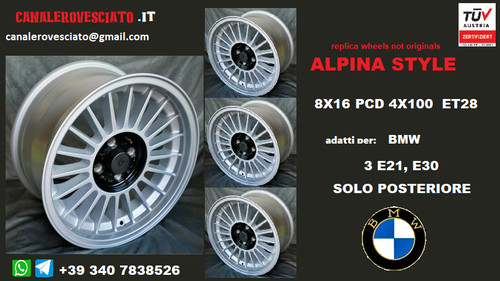 Jantes alpina pouces bmw - alpina, 8j