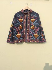 Veste Imprimée Suzani Noire