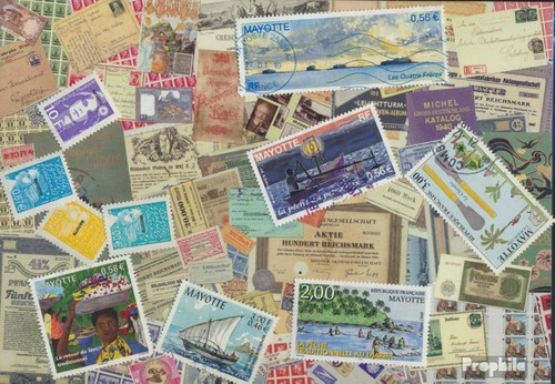 Mayotte timbres différents - timbres,