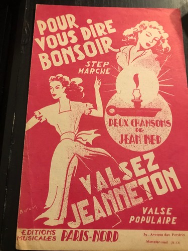 Partition pour vous dire - partition,