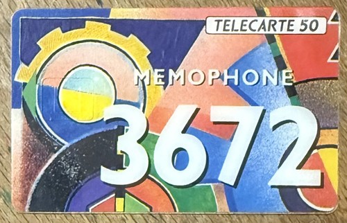 3672 telecarte publique - 3672,