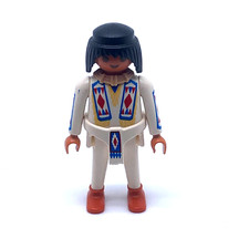PLAYMOBIL * WESTERN * Homme Indien Collier Camp 3250 3871 Fort Reno 4072 4130