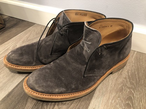 Heschung mens suede leather - suede,
