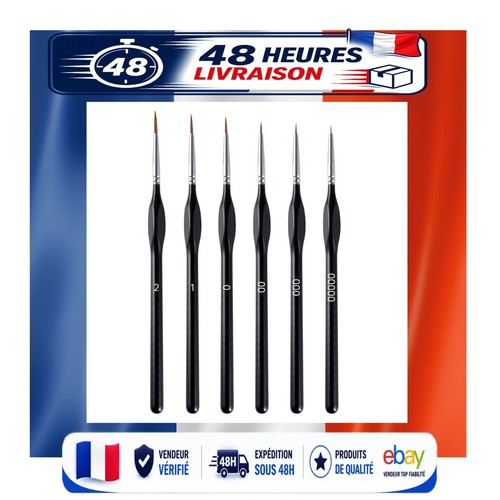 Kit pinceaux fins de - 6,
