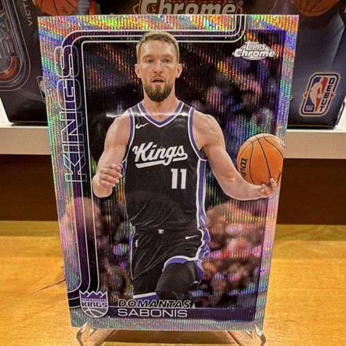 2025 topps chrome domantas - 2025-26,