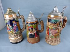 Lot de 3 chopes à bière