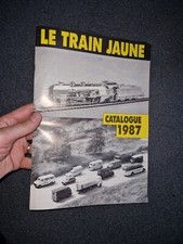 catalogue 1987 LE TRAIN JAUNE ho fleche d'or VLN BOCHMANN SMP etc