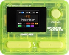 Guitare électrique Sonicake Pocket Clear Green Master processeur multi-effets...
