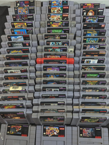 Super nintendo snes games - super,