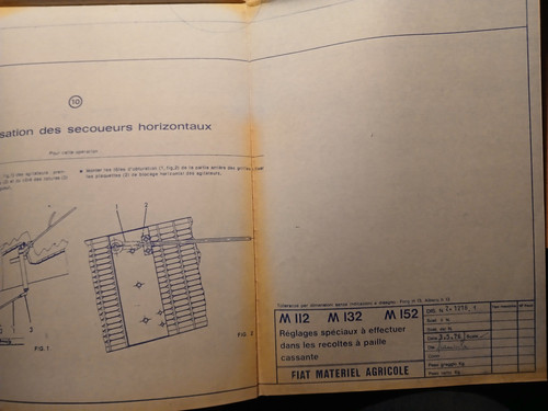 Someca fiat moissonneuse m112 - someca,