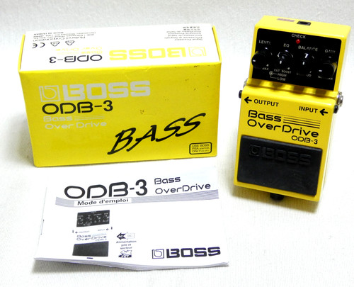 Pedale boss overdrive basse - pedale, d'overdrive
